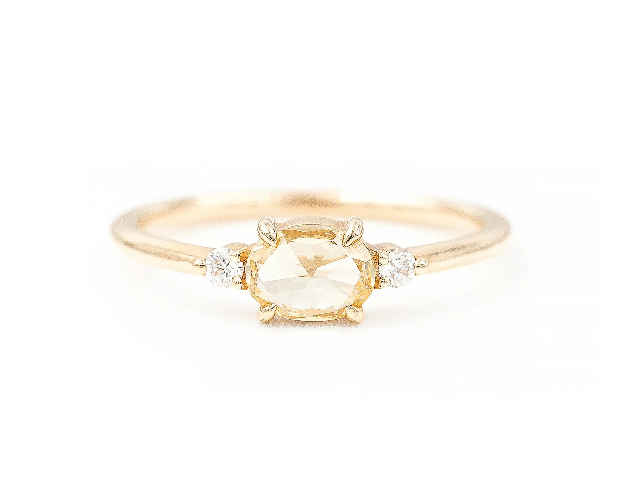 0.51-Carat Yellow Diamond Ring