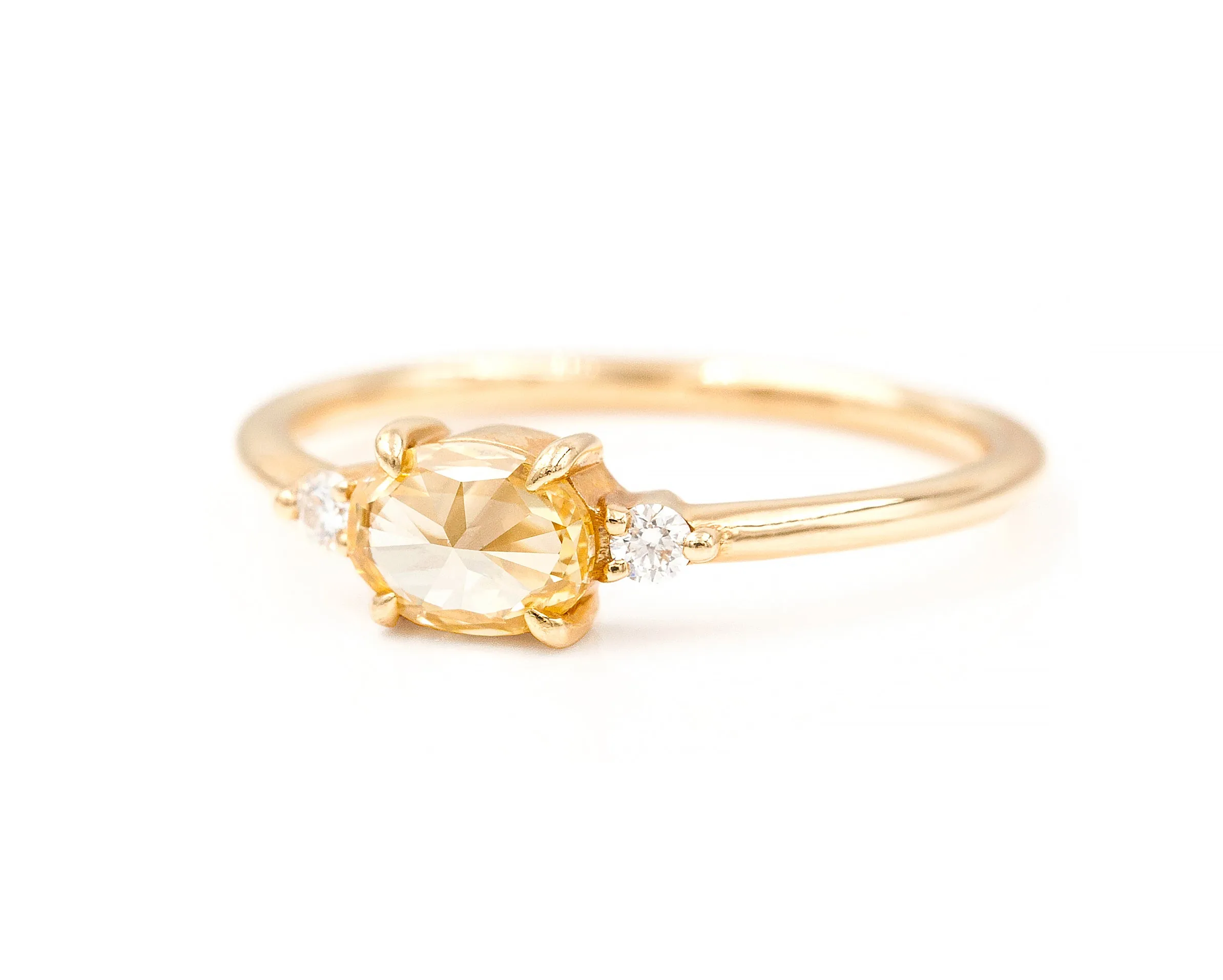 0.51-Carat Yellow Diamond Ring