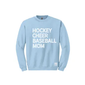 ADULT Long Sleeve Sweatshirt - Multi-Sport Custom Text