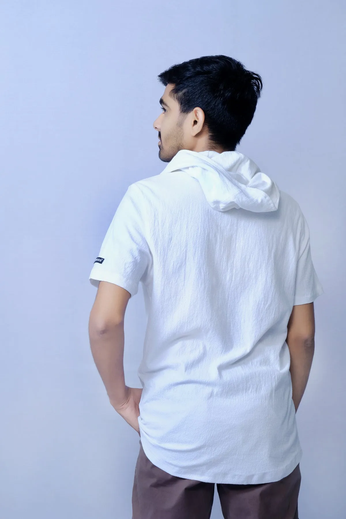 Attiren Cotton Hooded T-Shirt