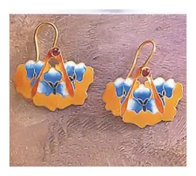 Blue Iris Earrings