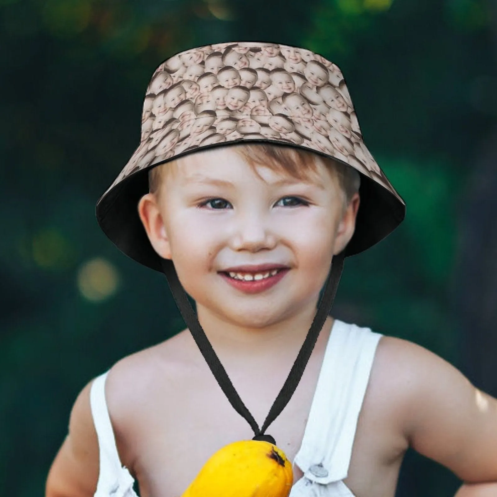 Custom Face Seamless Kid's Bucket Boonie Hat