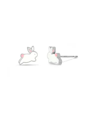 Enamel Bunny Rabbit Posts by boma