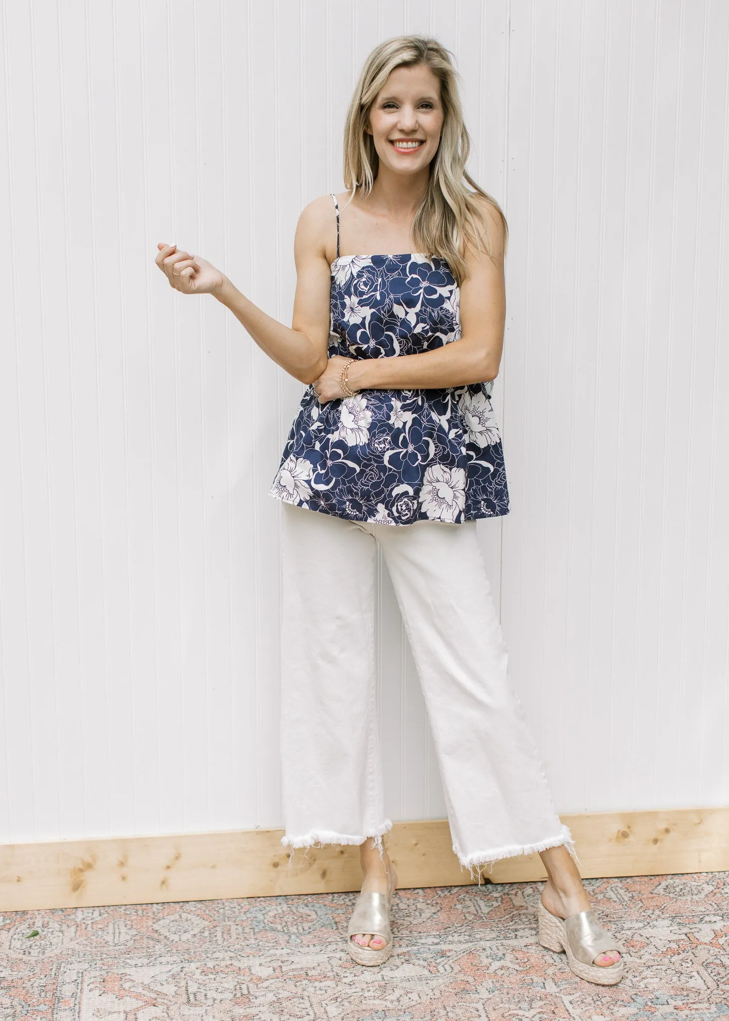 Garden Party Navy and White Set