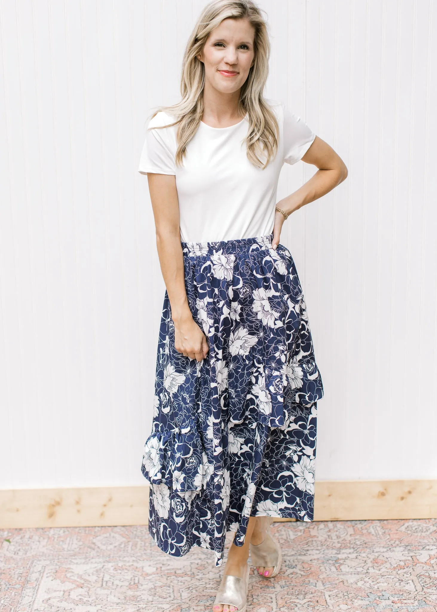 Garden Party Navy and White Set