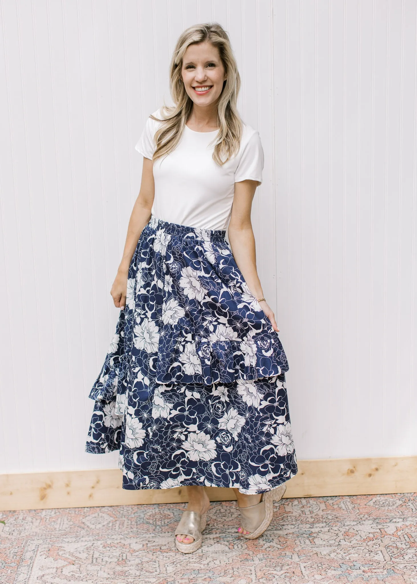 Garden Party Navy and White Set