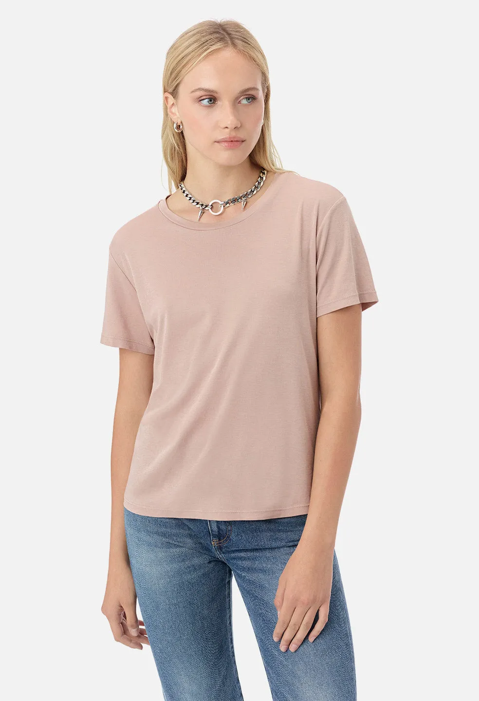 High Twist Cotton Classic Tee / Soapstone