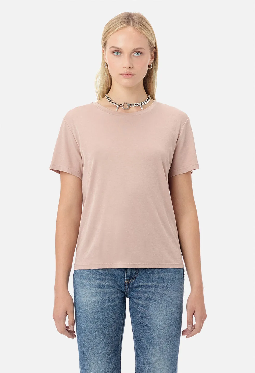 High Twist Cotton Classic Tee / Soapstone