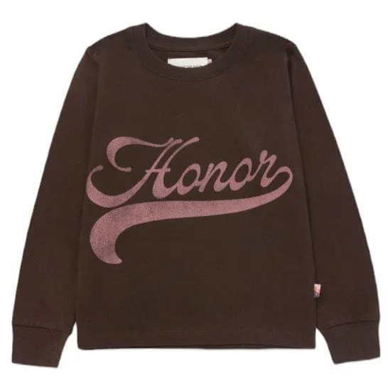 Kids Honor The Gift Holiday Script L/S Tee (Black) KHTG230442