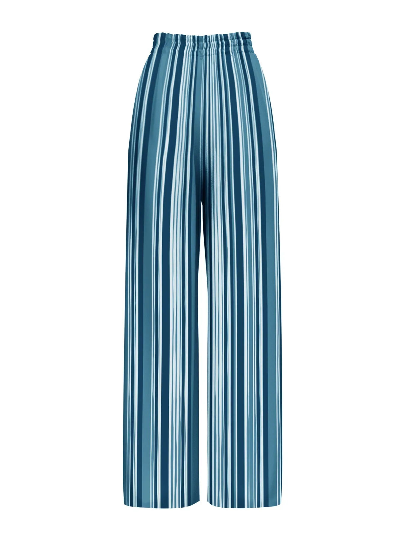 Leer Pants - Rayas Blu