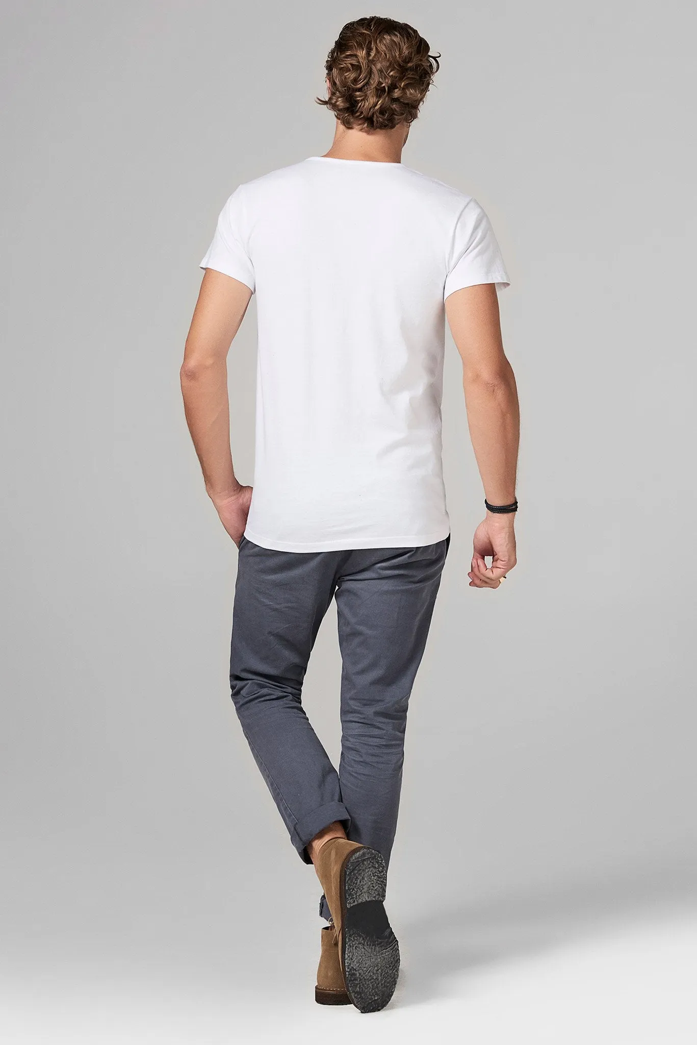 Men's Heavy Cotton V-Neck Tee