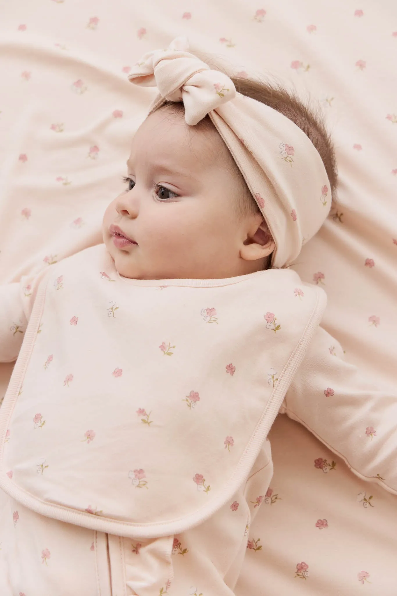 Organic Cotton Bib - Meredith Morganite