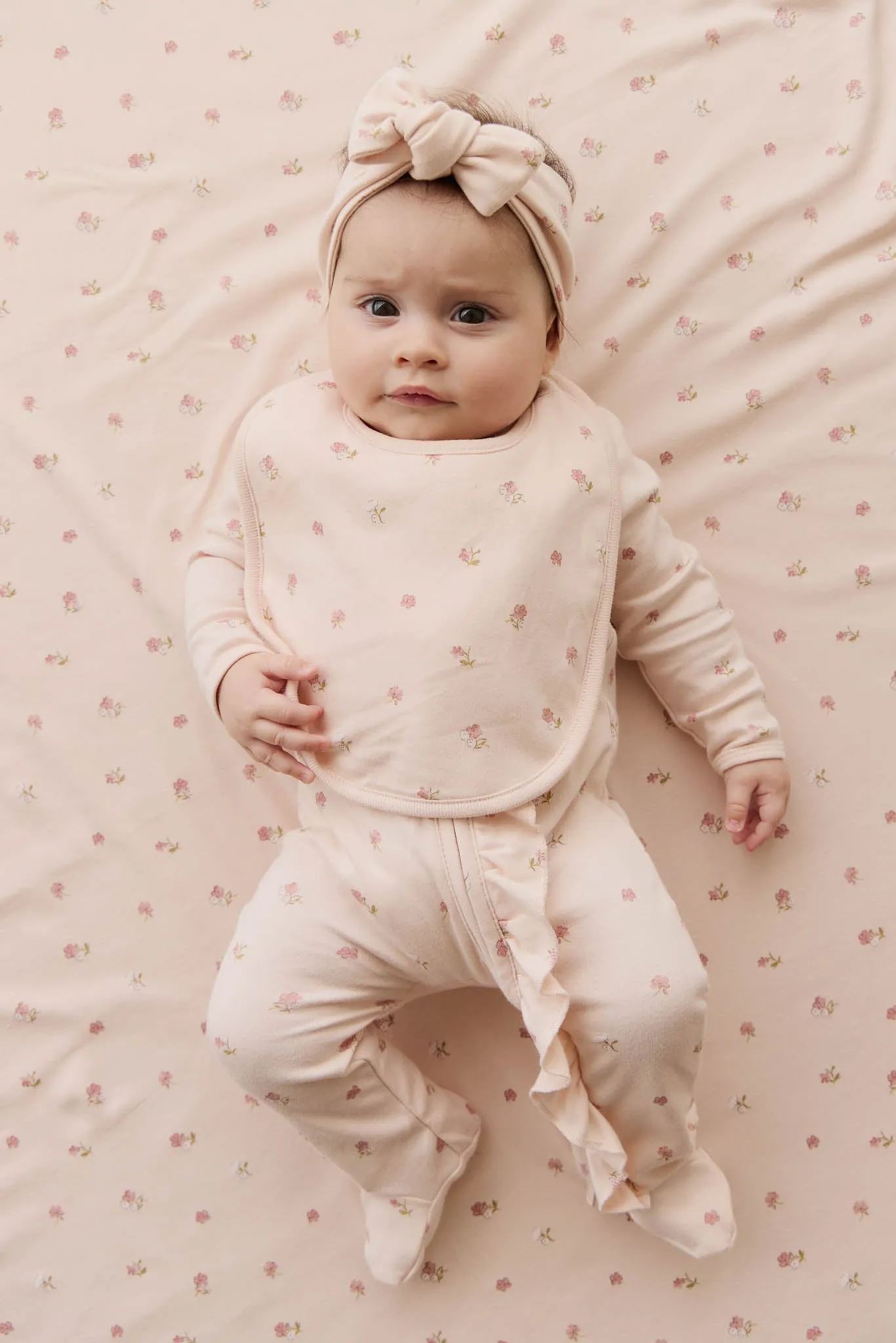 Organic Cotton Bib - Meredith Morganite