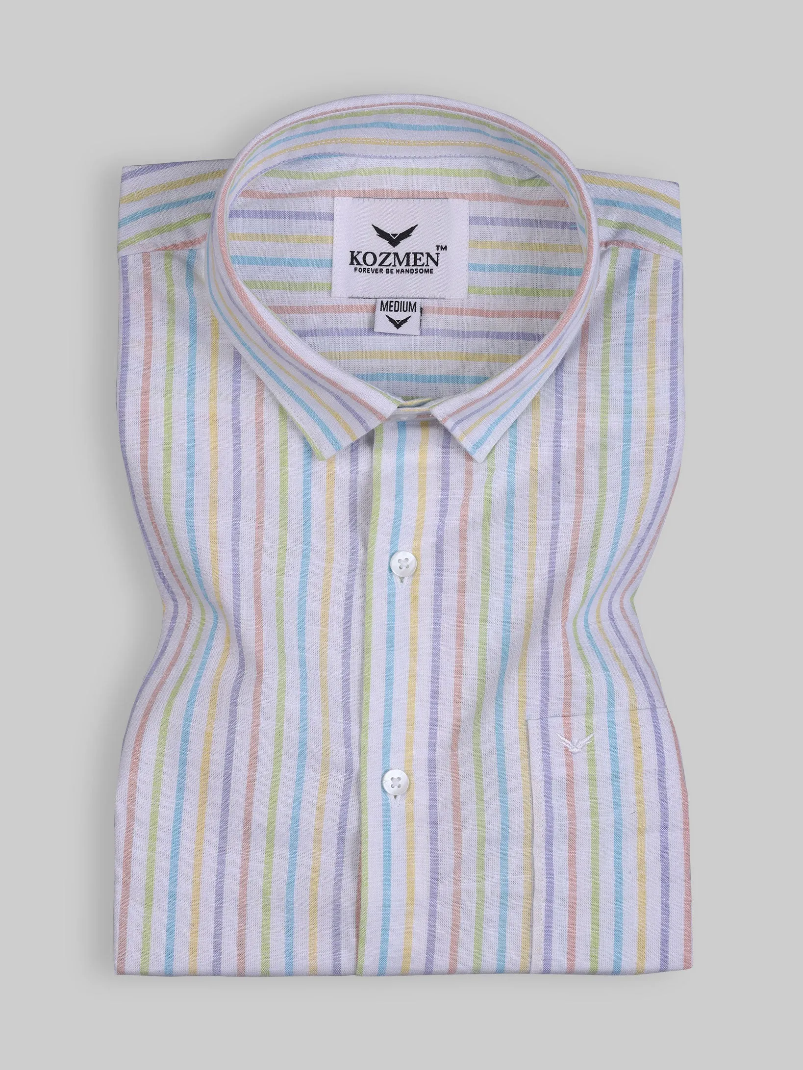 Premium Quality Candy Striped Cotton Shirt