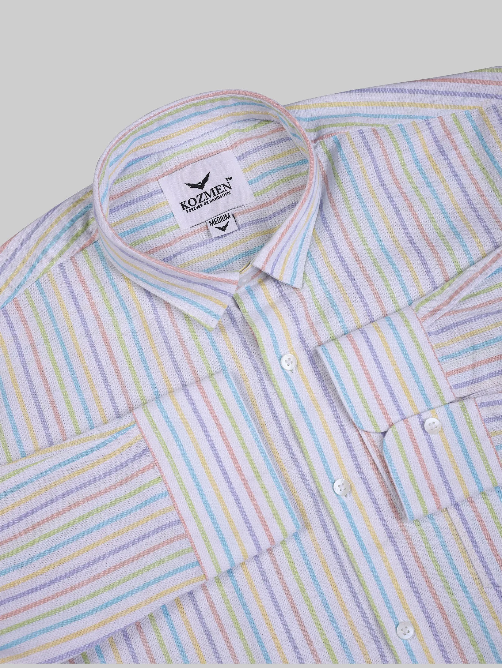 Premium Quality Candy Striped Cotton Shirt