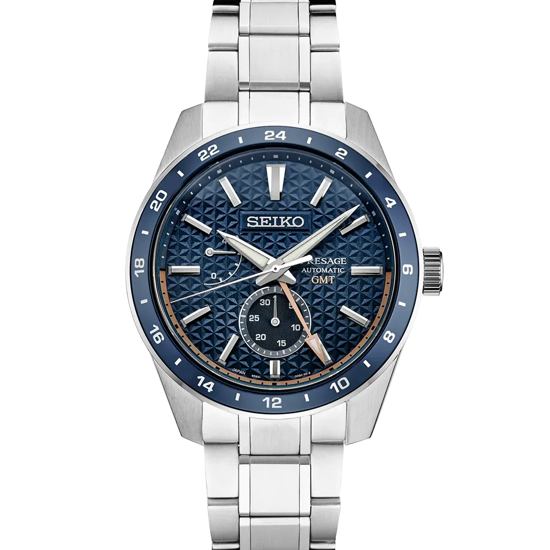 Seiko Presage GMT Chronograph Blue Dial, SPB217