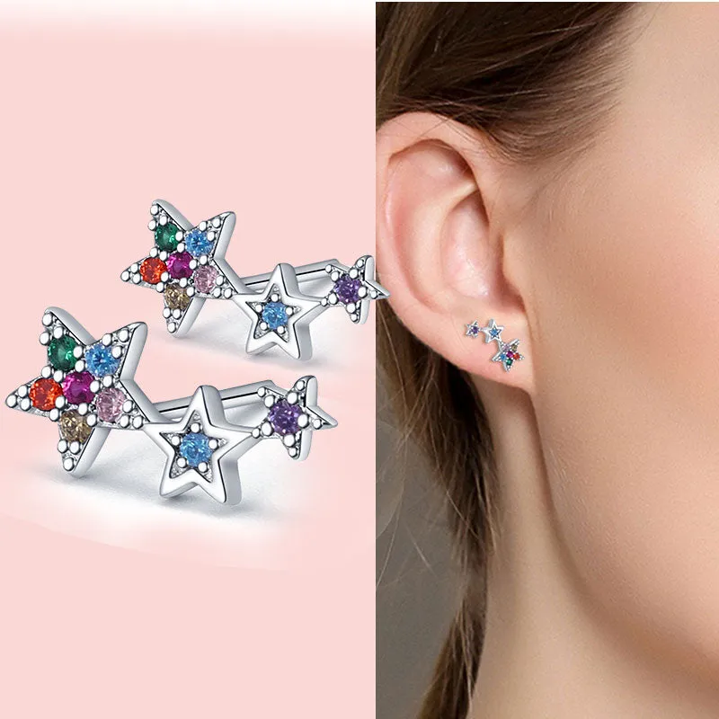 Silver Charms Earrings For Women