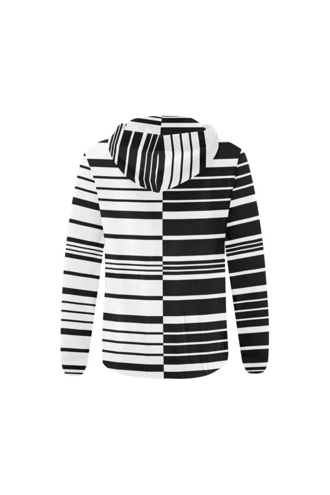 Striped Full Zip Hoodie for Women