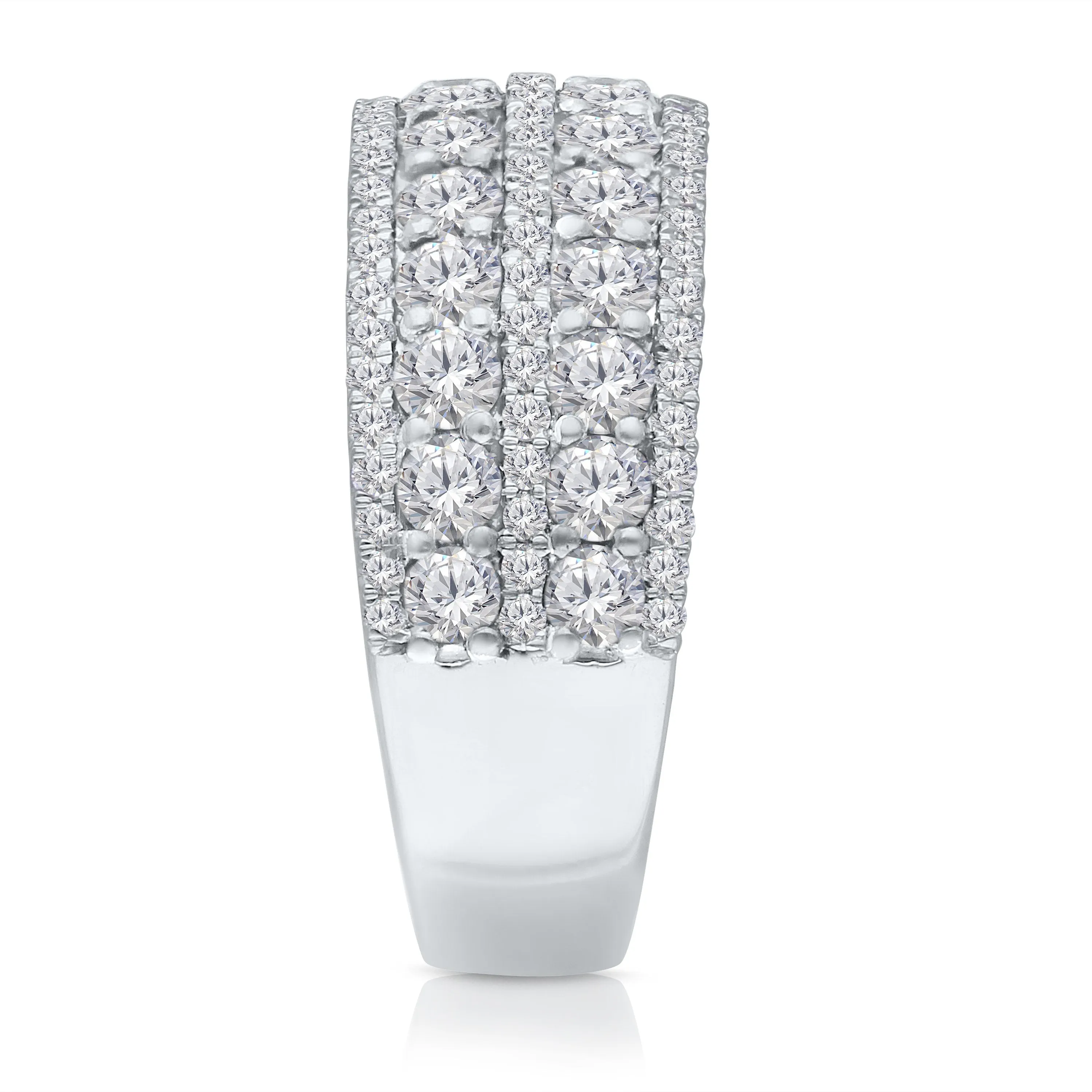 White Gold White Diamond Eternal Ring