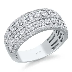 White Gold White Diamond Eternal Ring